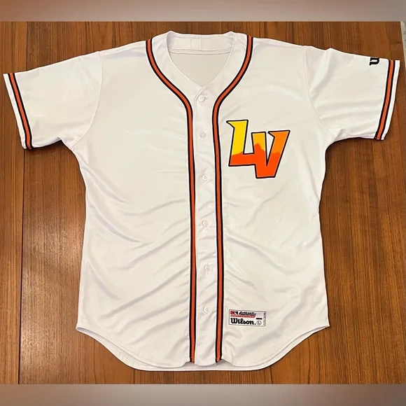 Las Vegas Aviators Authentic Wilson Jersey White Men’s Large NWT - Picture 4 of 10